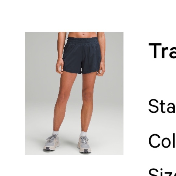 Lululemon Track That Mid-Rise Lined Short 5" - Picture 3 of 3